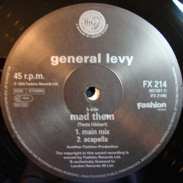 Wickeder General EP General Levy