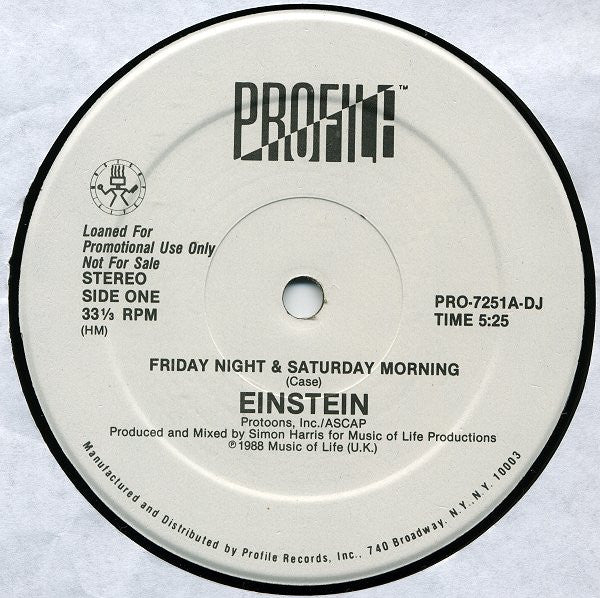 Friday Night & Saturday Morning Einstein (2)