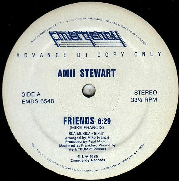 Friends Amii Stewart