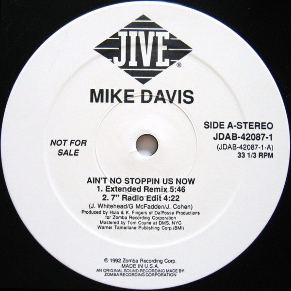 Rien ne peut nous arrêter maintenant Mike Davis (7)