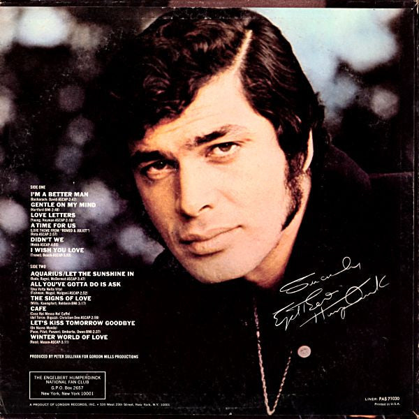 Engelbert Humperdinck | Rectangle Triangle