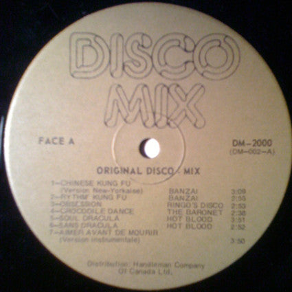 Original Disco Mix Various