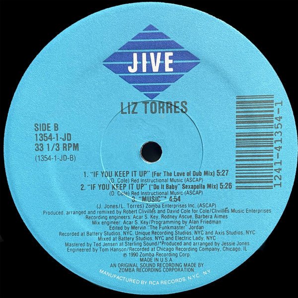 If U Keep It Up 2 Liz Torres