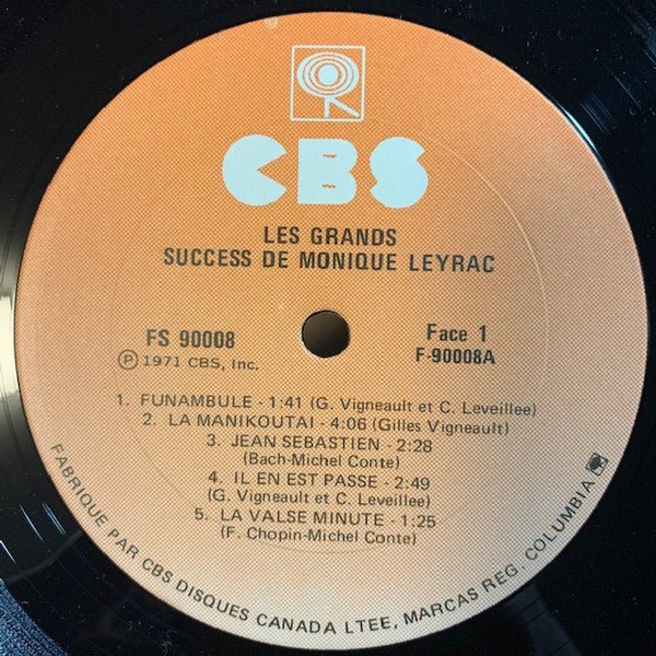 Les Grands Succès De Monique Leyrac Monique Leyrac