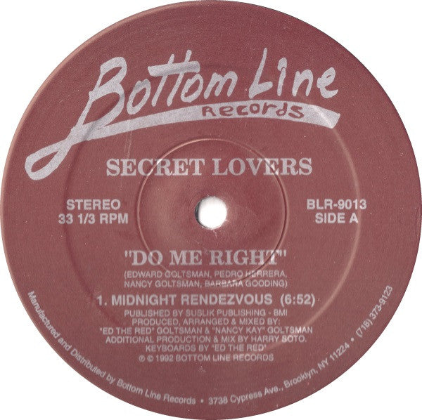 Do Me Right Secret Lovers