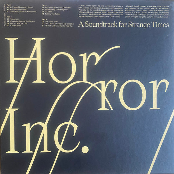 A Soundtrack For Strange Times Horror Inc.