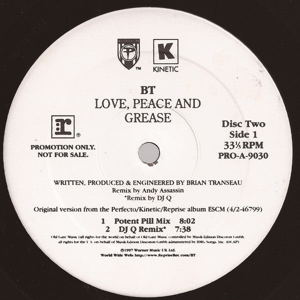 Love, Peace And Grease | Rectangle Triangle  