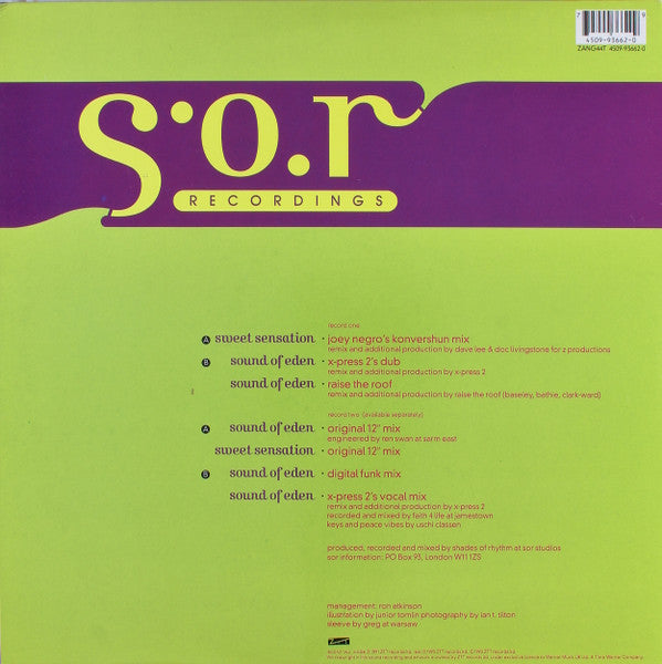 Sound Of Eden • Sweet Sensation (Remixes by Joey Negro • X-Press 2 • Raise The Roof) | Rectangle Triangle  