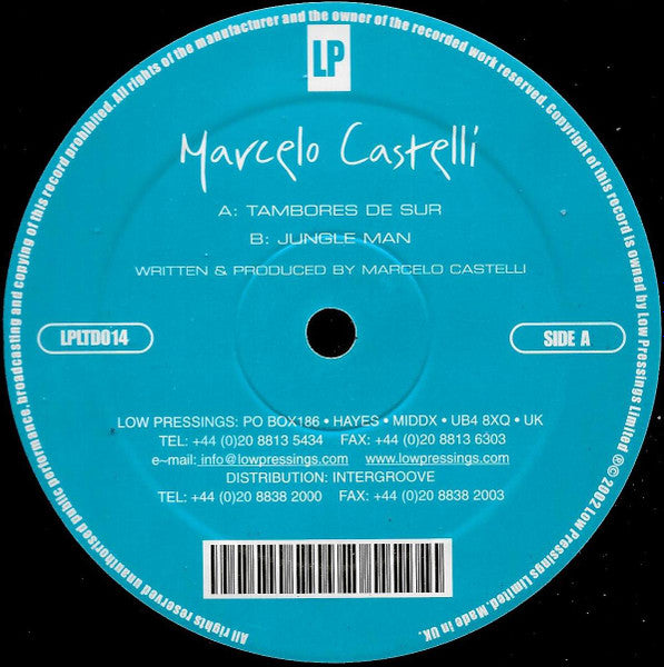 Tambores De Sur / Jungle Man Marcelo Castelli