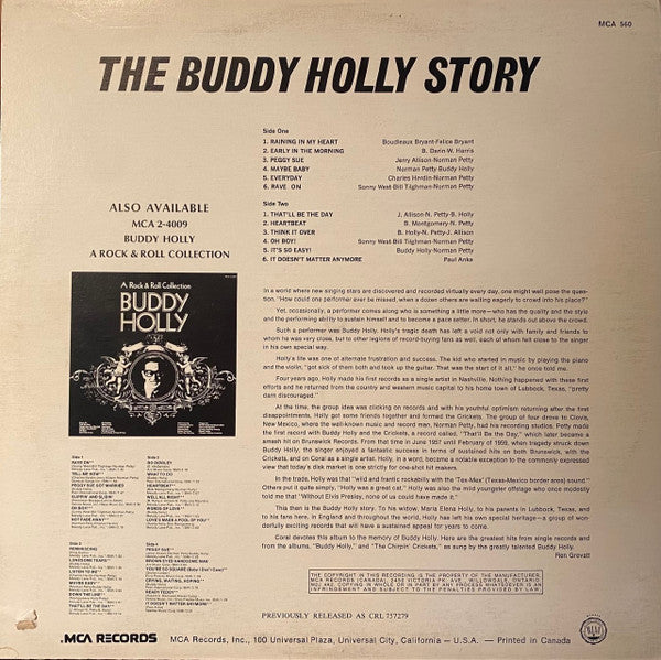 The Buddy Holly Story | Rectangle Triangle