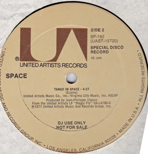 Continue, allume-moi / Tango dans l'espace 2 Espace