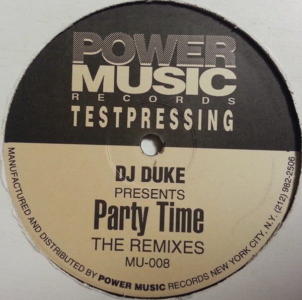 Party Time (Remixes) DJ Duke,Club People,Ela'n