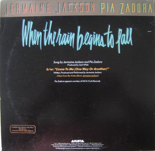 When The Rain Begins To Fall Jermaine Jackson,Pia Zadora