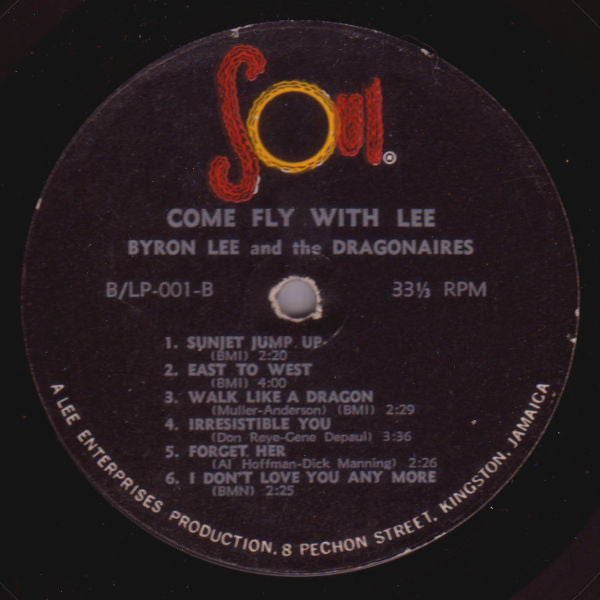 Come Fly With Lee Byron Lee And The Dragonaires