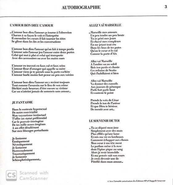Autobiographie Charles Aznavour