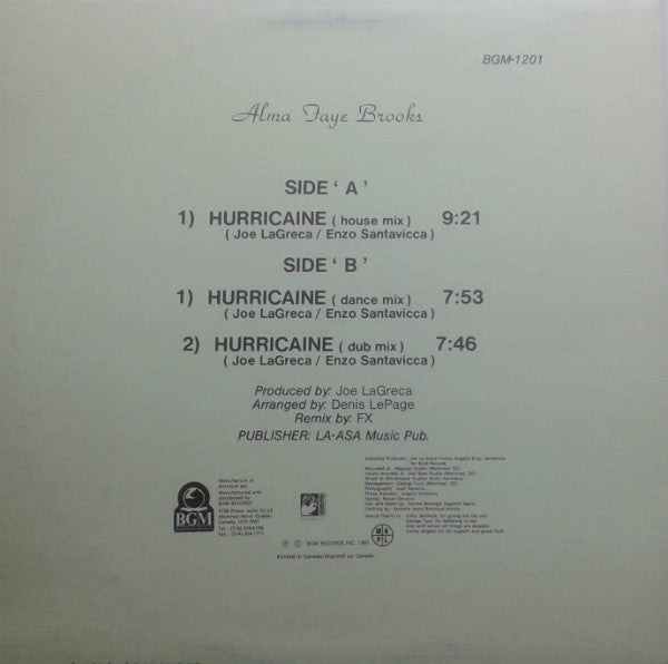 Hurricane 3 Alma Faye
