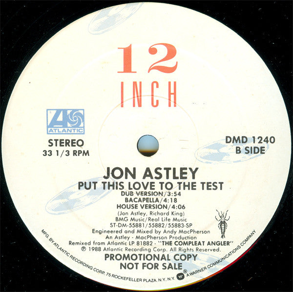 Put This Love To The Test Jon Astley