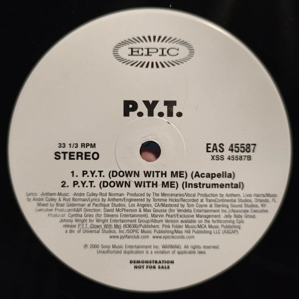 P.Y.T. (Down With Me) PYT