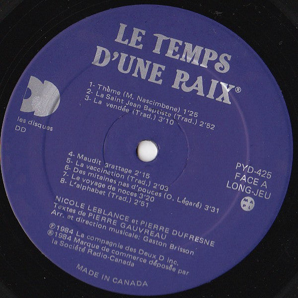 Le Temps D'Une Paix | Rectangle Triangle  
