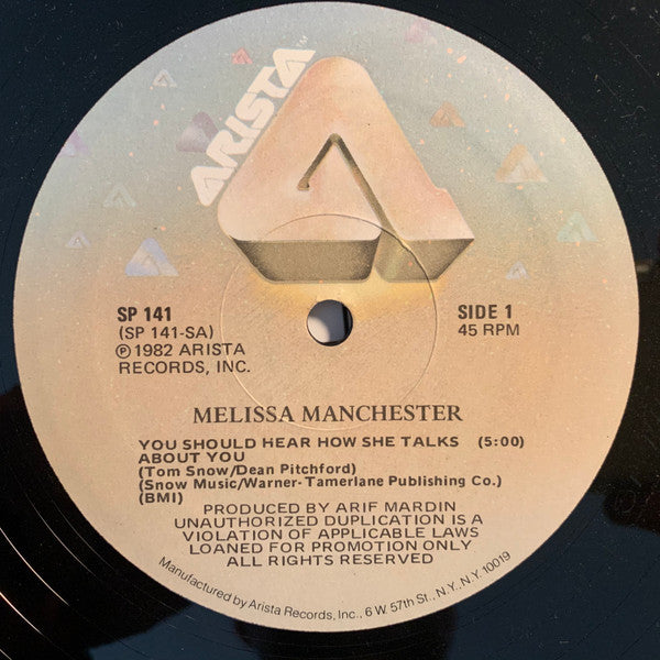Vous devriez entendre comment elle parle de vous Mélissa Manchester