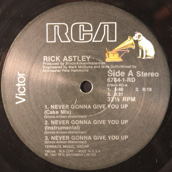 Never Gonna Give You Up | Rectangle Triangle  