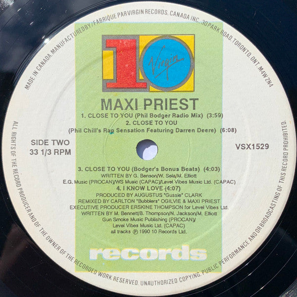 Close To You Maxi Priest
