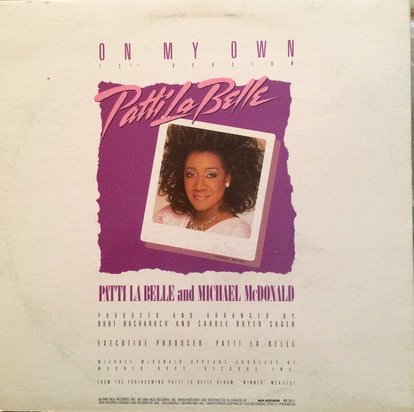 On My Own Patti LaBelle,Michael McDonald