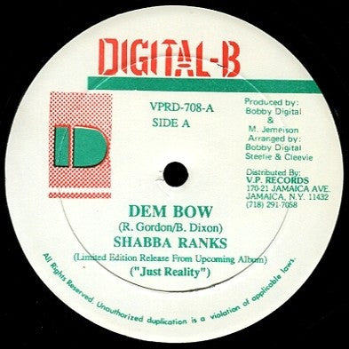 Dem Bow / Bow Cat Shabba Ranks,Steely & Clevie