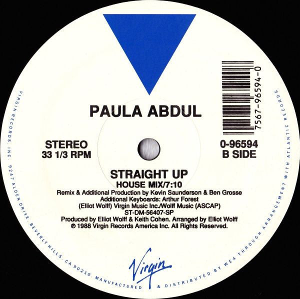 Straight Up Paula Abdul