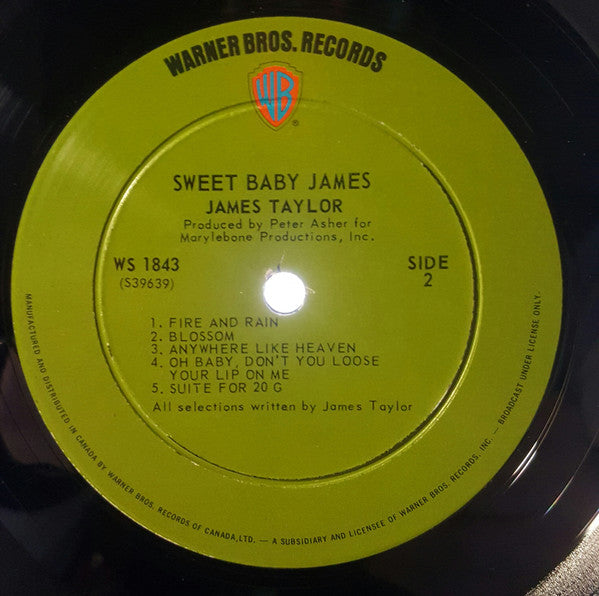 Sweet Baby James | Rectangle Triangle  