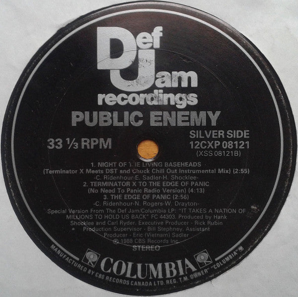 Night Of The Living Baseheads Public Enemy