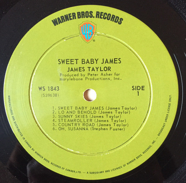 Sweet Baby James James Taylor (2)