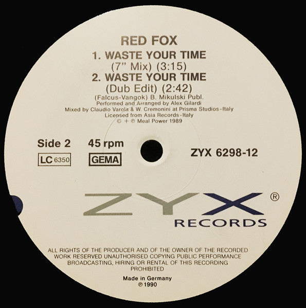 Waste Your Time Red Fox