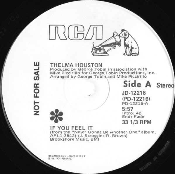 If You Feel It Thelma Houston