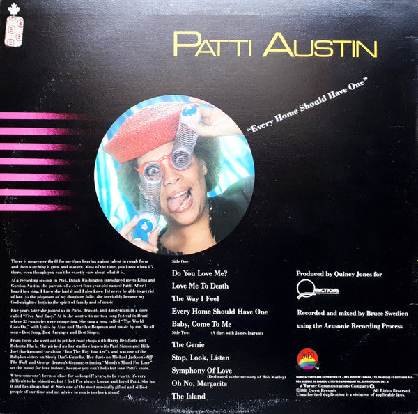 Every Home Should Have One Patti Austin