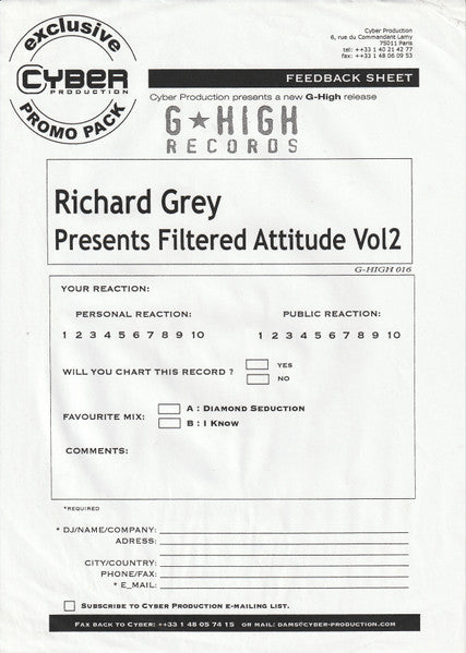 Filtered Attitude Vol 2 Richard Grey