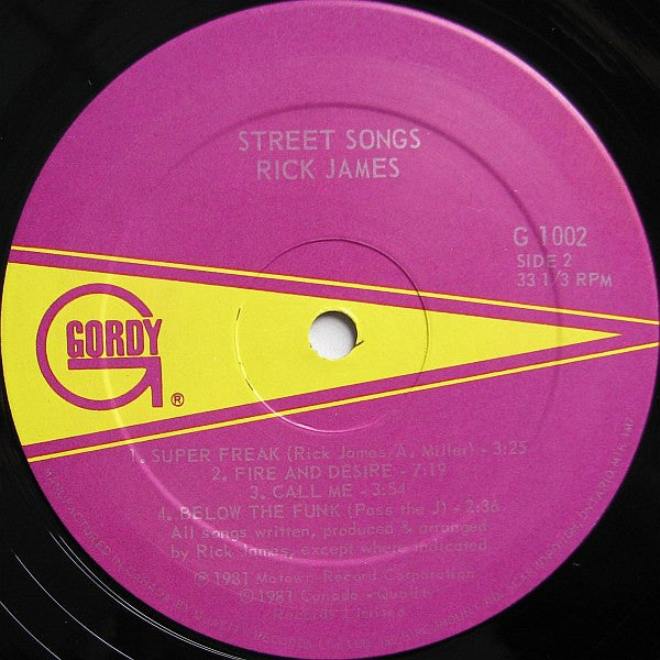 Chansons de rue Rick James