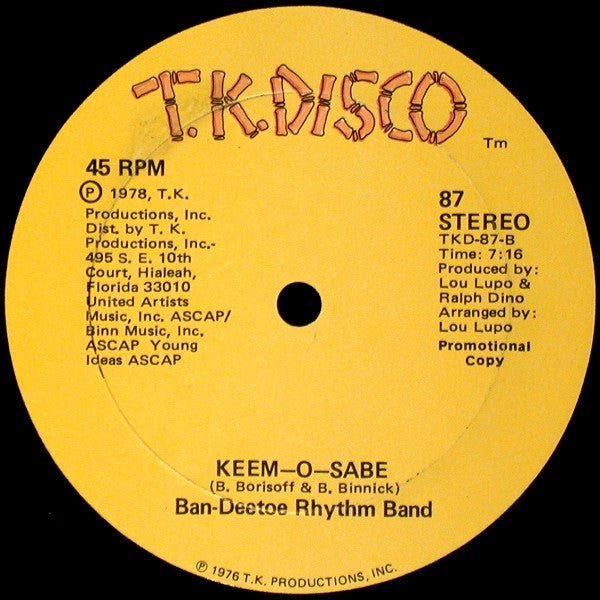 Cisco's Disco / Keem-O-Sabe