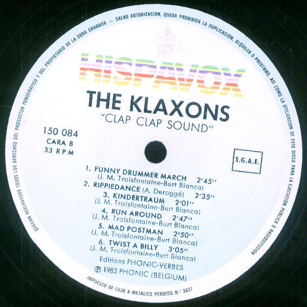 Clap Clap!! Sound The Klaxons
