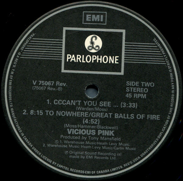 Cccan't You See... Vicious Pink