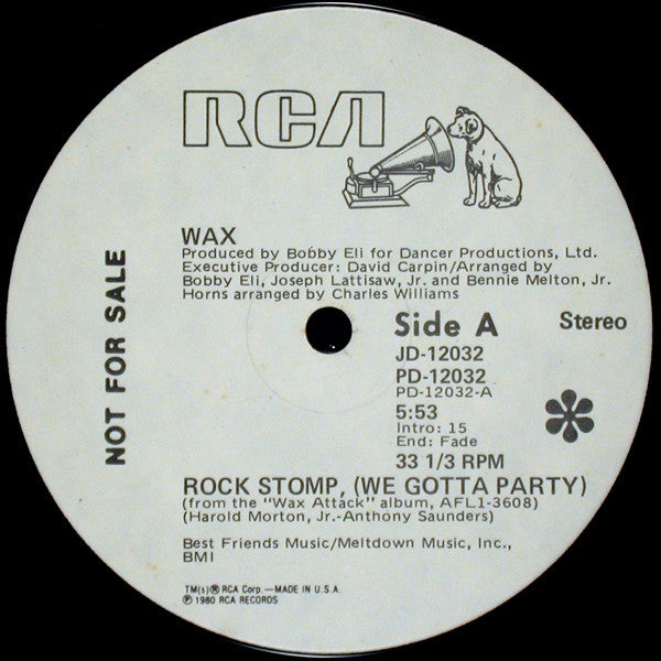 Rock Stomp (We Gotta Party) / Wax Attack | Rectangle Triangle  
