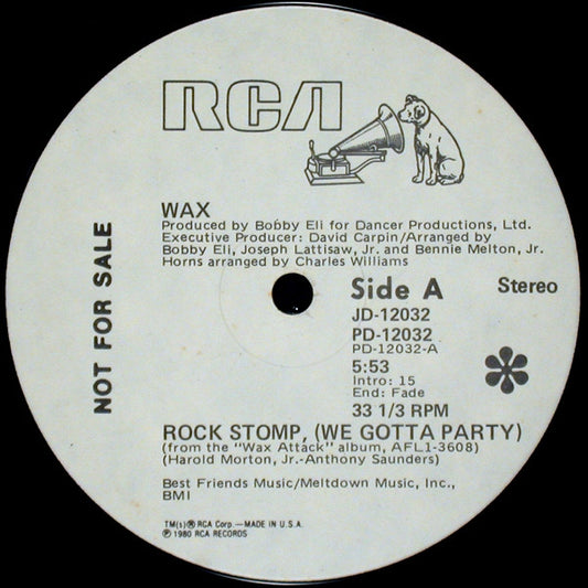 Rock Stomp (We Gotta Party) / Wax Attack | Rectangle Triangle  