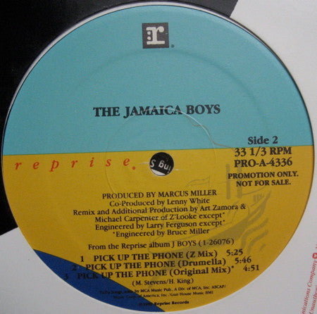 Décroche le téléphone Les Jamaica Boys