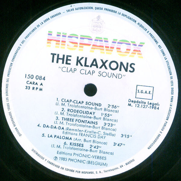 Clap Clap!! Sound The Klaxons