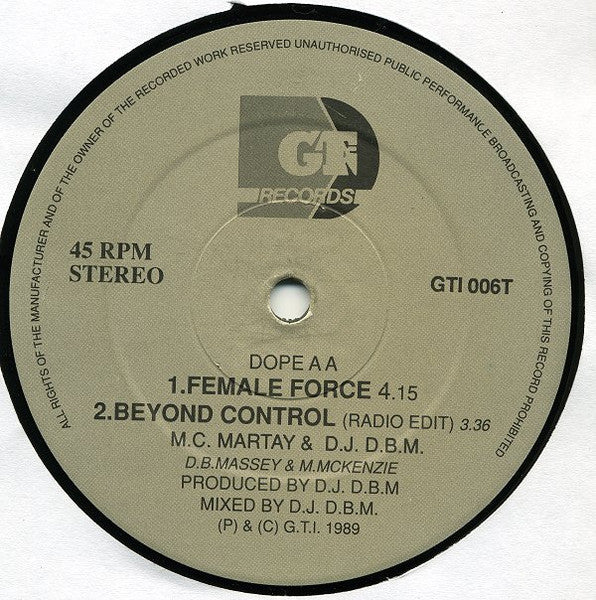 Beyond Control / Female Force | Rectangle Triangle  