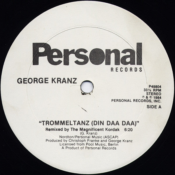 Trommeltanz (Din Daa Daa) Georges Kranz
