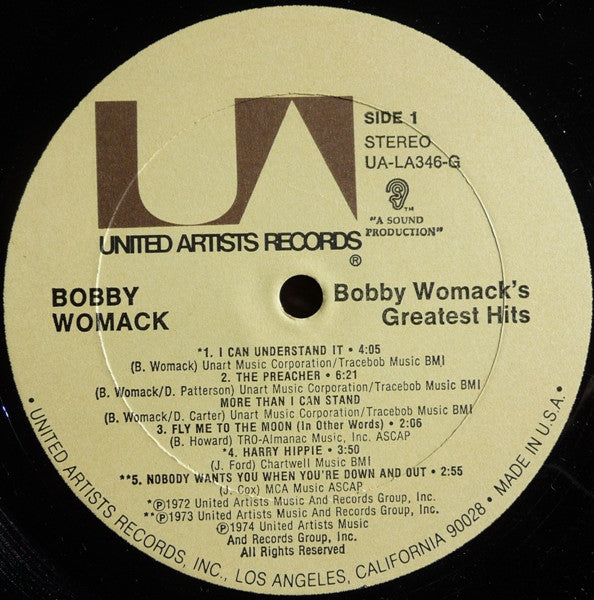 Bobby Womack's Greatest Hits | Rectangle Triangle