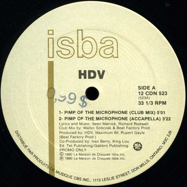 Pimp Of The Microphone HDV