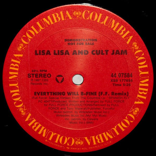 Tout ira bien Lisa Lisa et Cult Jam
