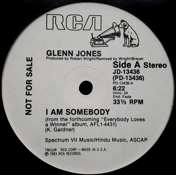 Je suis quelqu'un Glenn Jones